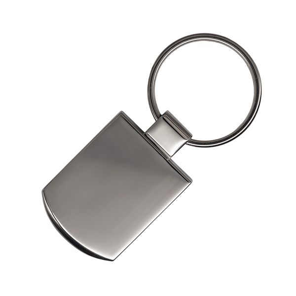 R73279 - Brelok metalowy Stark, srebrny